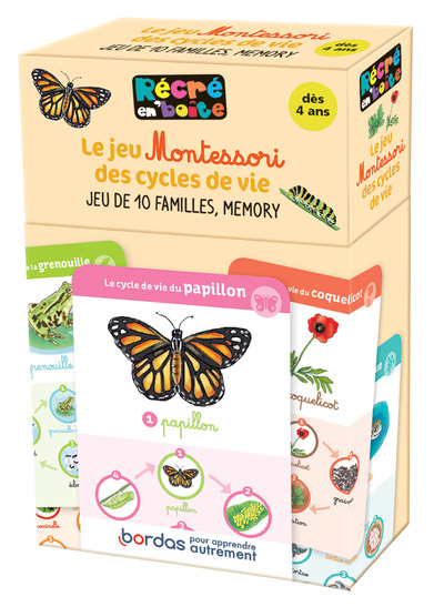 RECRE EN BOITE - LE JEU MONTESSORI DES CYCLES DE VIE