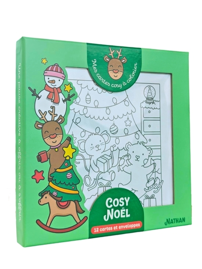 MES CARTES COSY A COLORIER - COSY NOEL