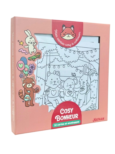 MES CARTES COSY A COLORIER - COSY BONHEUR