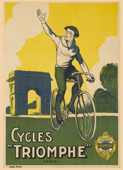 AFFICHE DES CYCLES TRIOMPHE