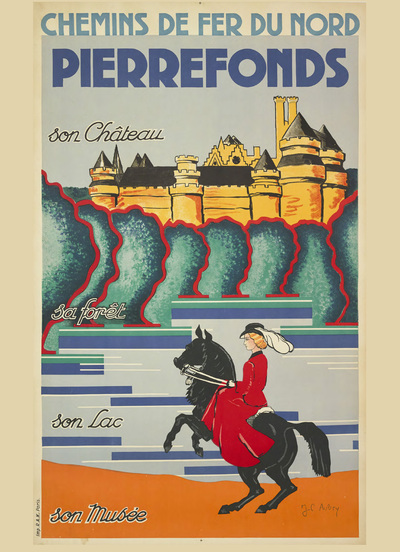 AFFICHE DU CHATEAU DE PIERREFONDS