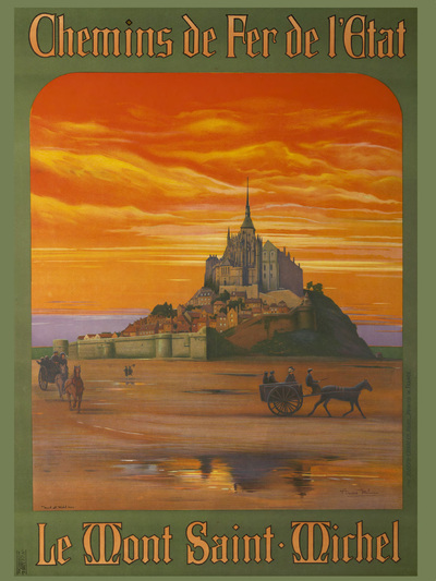 AFFICHE DE LA BAIE DU MONT-SAINT-MICHEL