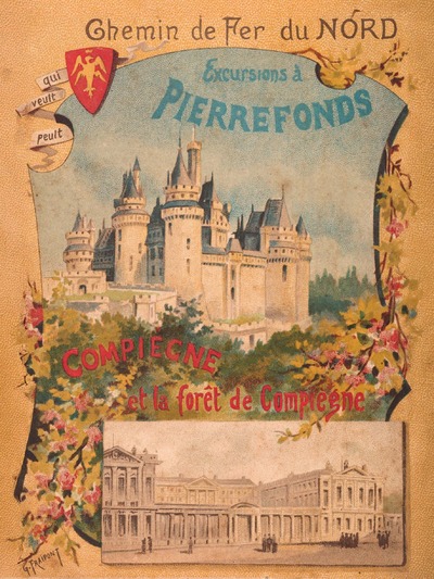 AFFICHE  EXCURSIONS A PIERREFONDS