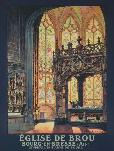 AFFICHE EGLISE DE BROU
