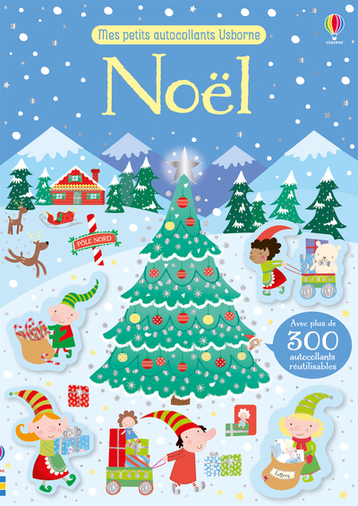 NOEL - MES PETITS AUTOCOLLANTS USBORNE - DES 3 ANS