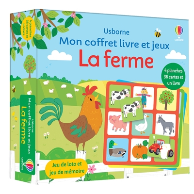 LA FERME - MON COFFRET LIVRE ET JEUX
