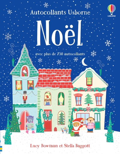 NOEL - AUTOCOLLANTS USBORNE - DES 5 ANS