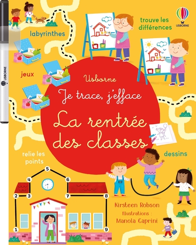LA RENTREE DES CLASSES - JE TRACE, J'EFFACE - DES 3 ANS