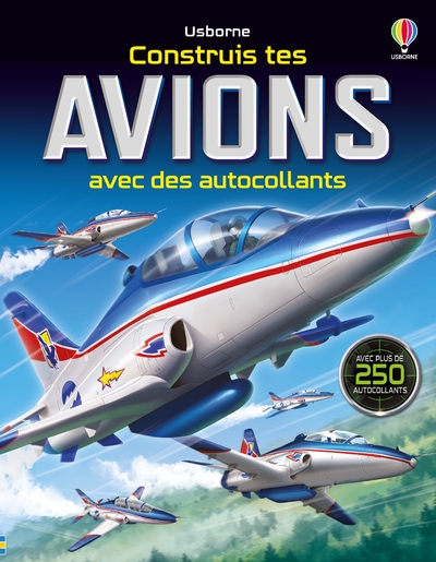 CONSTRUIS TES AVIONS AVEC DES AUTOCOLLANTS - DES 5 ANS