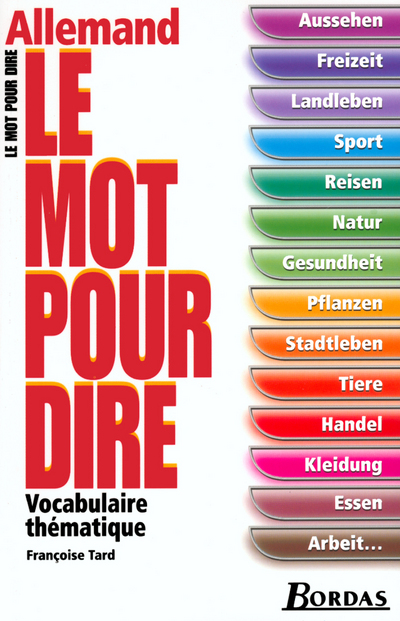 LE MOT POUR DIRE ALLEMAND
