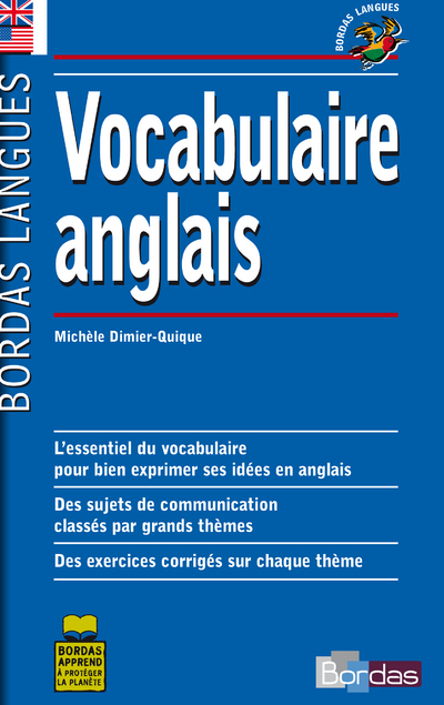 BORDAS LANGUES - VOCABULAIRE ANGLAIS