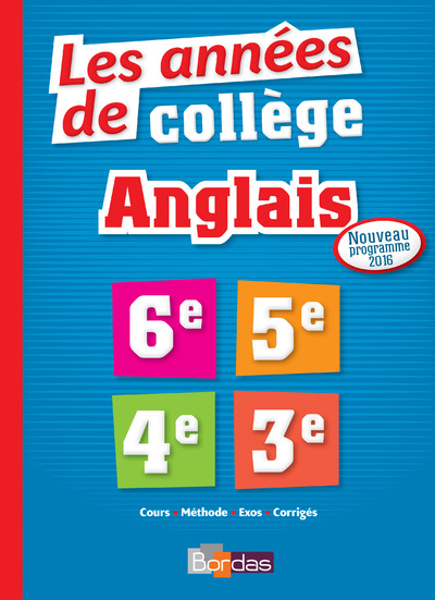 LES ANNEES DE COLLEGE ANGLAIS