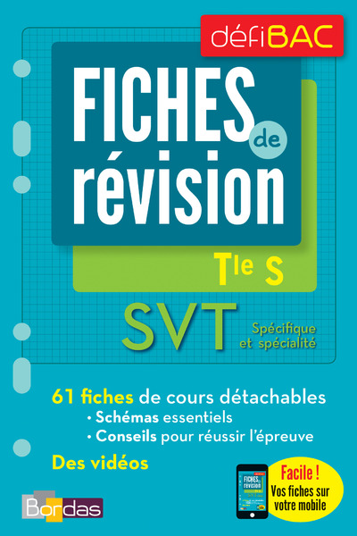 DEFIBAC - FICHES DE REVISION - SVT SPECIFIQUE ET SPECIALITE TERM S