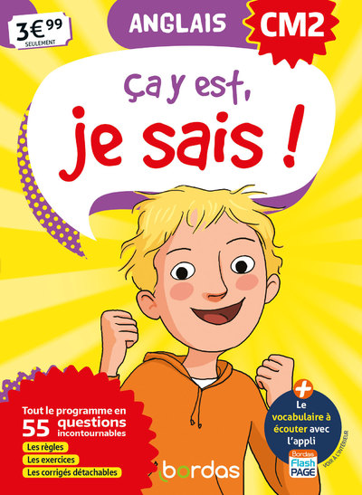 A Y EST, JE SAIS ! ANGLAIS CM2