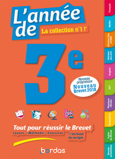 L'ANNEE DE 3E TOUT POUR REUSSIR LE BREVET