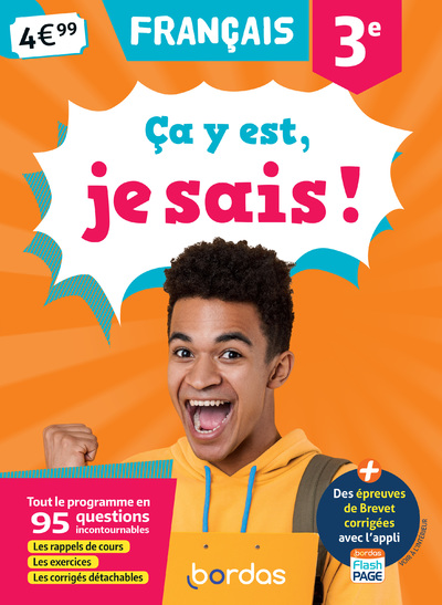 A Y EST, JE SAIS ! FRANCAIS 3E