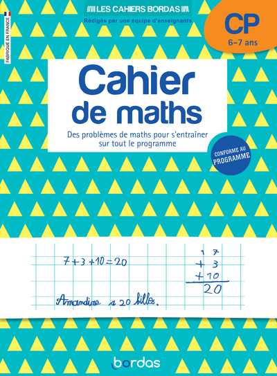 LES CAHIERS BORDAS - CAHIER DE MATHS CP