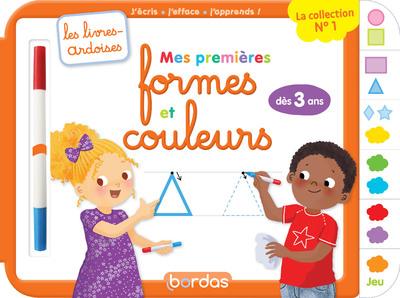 LES LIVRES-ARDOISES - MES PREMIERES FORMES ET COULEURS