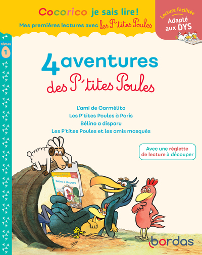 COCORICO JE SAIS LIRE ! PREMIERES LECTURES AVEC LES P'TITES POULES - COMPIL 1 2023