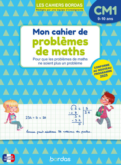 MON CAHIER DE PROBLEMES DE MATHS CM1