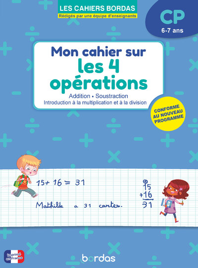MON CAHIER SUR LES 4 OPERATIONS CP