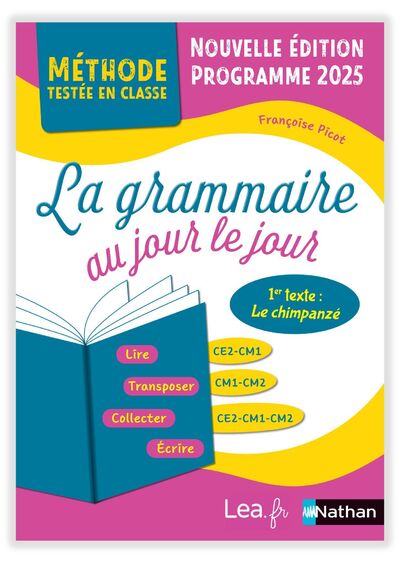 LA GRAMMAIRE AU JOUR LE JOUR - LE CHIMPANZE