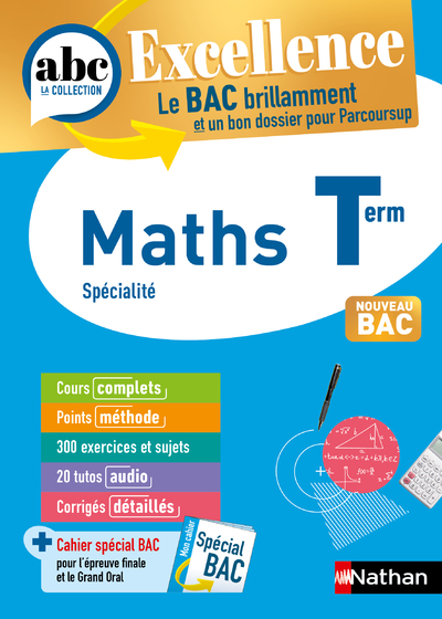 ABC BAC EXCELLENCE MATHS TERMINALE