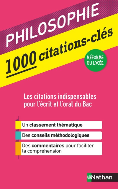 1000 CITATIONS-CLES - PHILOSOPHIE