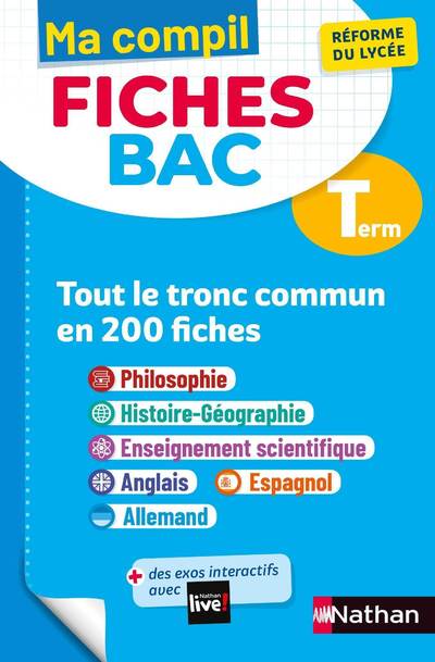 MA COMPIL FICHES BAC TERMINALE TRONC COMMUN