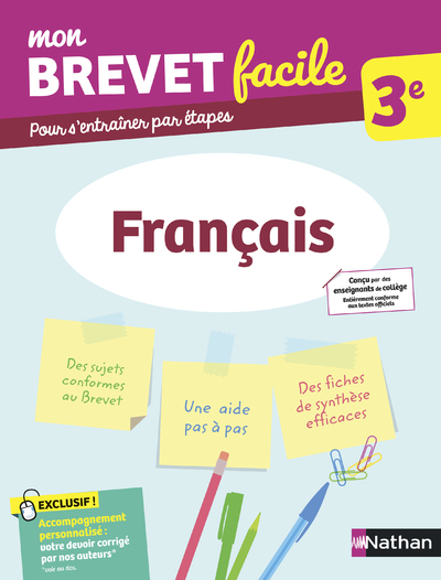 MON BREVET FACILE - FRANCAIS 3E