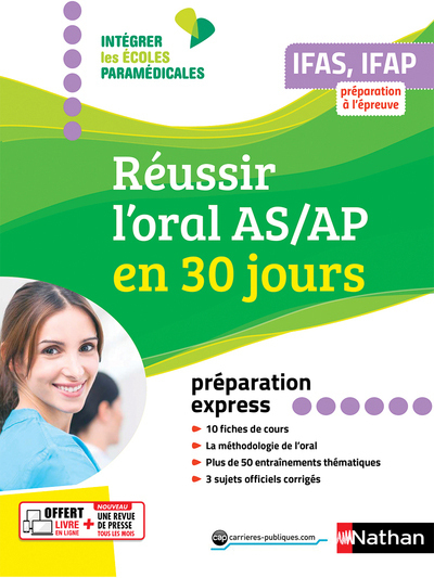 REUSSIR L'ORAL AIDE-SOIGNANT-AUXILIAIRE PUERICULTURE EN 30 JOURS - PREPARATION EXPRESS (IEM) - 2019
