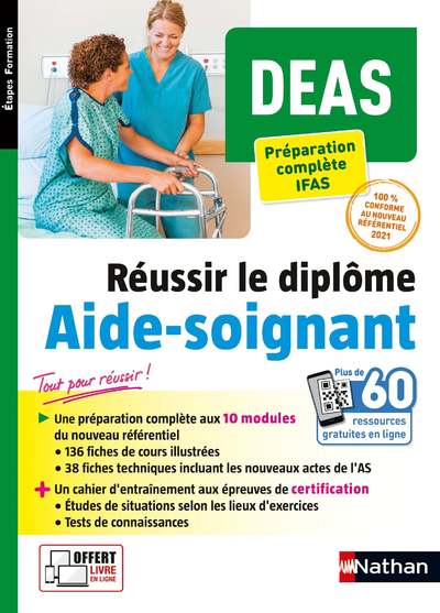 DEAS - PREPARATION COMPLETE IFAS - REUSSIR LE DIPLOME AIDE-SOIGNANT - 2021