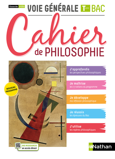CAHIER DE PHILOSOPHIE - TERM VOIE GENERALE - ELEVE 2021