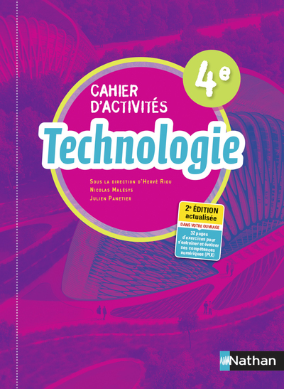 TECHNOLOGIE - CAHIER D'ACTIVITES 4EME - ELEVE 2021
