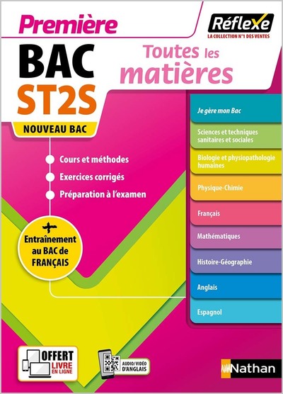 TOUTES LES MATIERES BAC ST2S PREMIERE - REFLEXE N  26