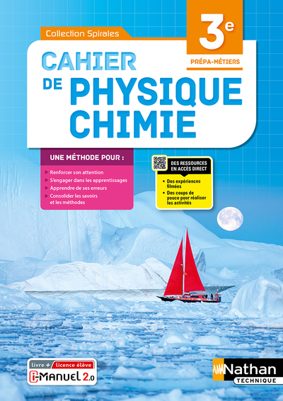 PHYSIQUE-CHIMIE 3 EME PREPA METIERS - LIVRE + LICENCE ELEVE 2022