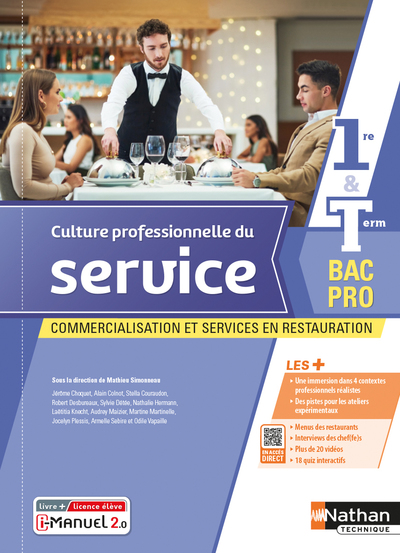 CULTURE PROFESSIONNELLE DU SERVICE 1RE-TERM  BAC PRO CSR 1ERE-TERM BAC PRO CSR - LIVRE + LICENCE ELE
