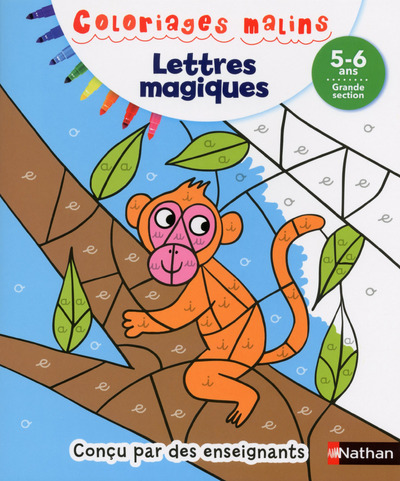 LETTRES MAGIQUES GS 5/6 ANS - COLORIAGES MALINS