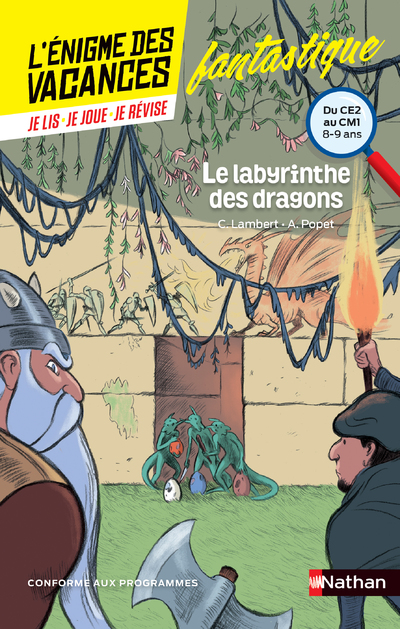 ENIGME DES VACANCES : LE LABYRINTHE DES DRAGONS CE2/CM1