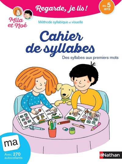 CAHIER DE SYLLABES DES 5 ANS - REGARDE, JE LIS !