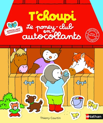 T'CHOUPI LE PONEY-CLUB EN AUTOCOLLANTS