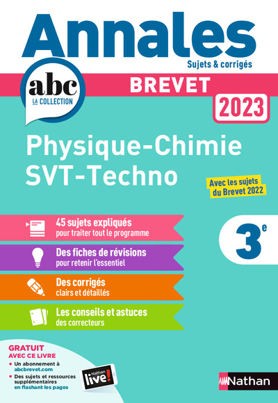 ANNALES BREVET 2023 - PC-SVT-TECHNO- COR.