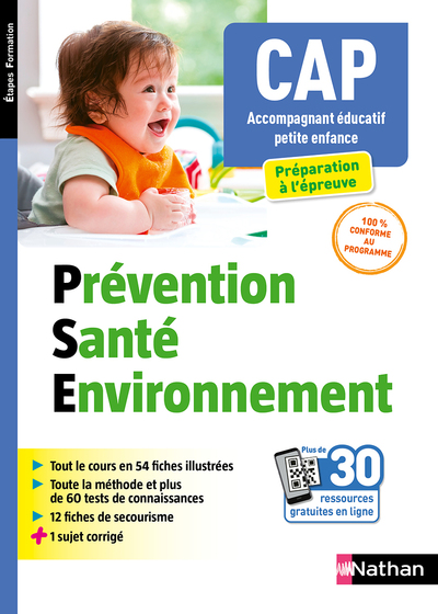 PREVENTION SANTE ENVIRONNEMENT CAP ACCOMPAGNANT EDUCATIF PETITE ENFANCE PSE 2023