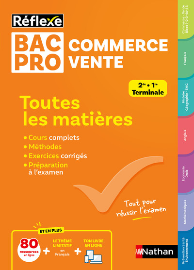 TOUTES LES MATIERES BAC PRO COMMERCE-VENTE - REFLEXE N 6
