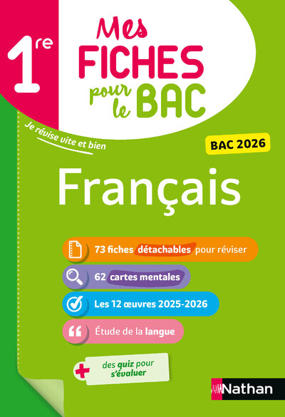 MES FICHES POUR LE BAC 1RE FRANCAIS