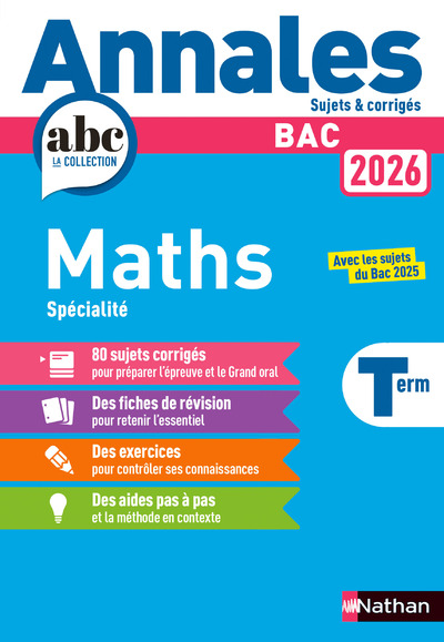 ANNALES BAC MATHS TERM. 2026 - CORRIGE