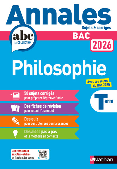 ANNALES BAC PHILOSOPHIE 2026