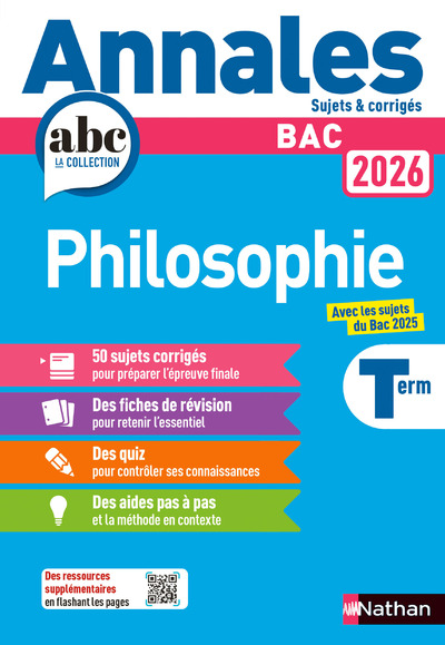 ANNALES BAC PHILOSOPHIE TERM 2026