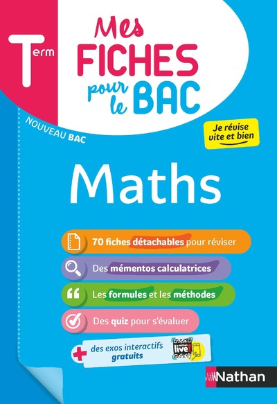 MES FICHES POUR LE BAC MATHS TERM