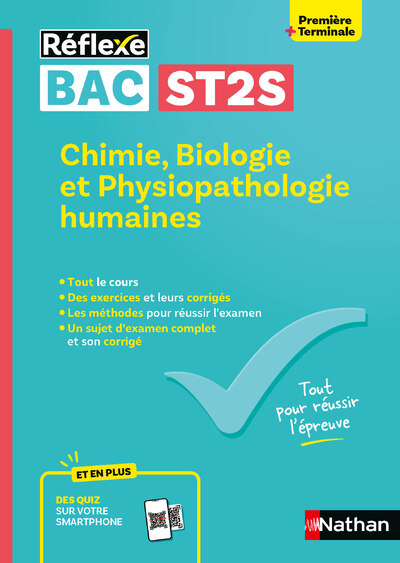 GUIDE BAC ST2S - SPECIALITE CHIMIE, BIOLOGIE ET PHYSIOPATHOLOGIE HUMAINES 1RE/ TLE - REFLEXE - N 7